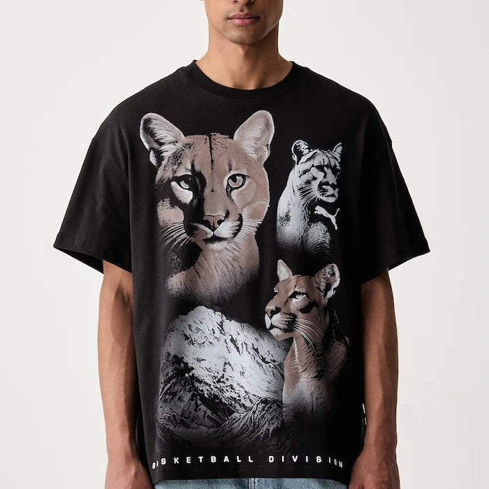 Puma erkek pamuklu tişört DYLAN WILDCAT