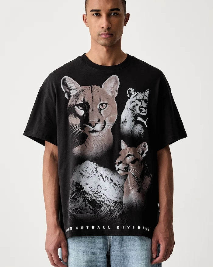 Puma erkek pamuklu tişört DYLAN WILDCAT