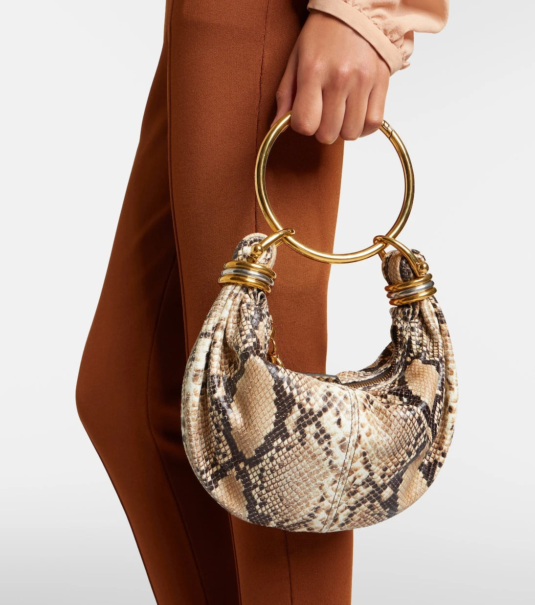Chloé - Bracelet Small leather top-handle bag