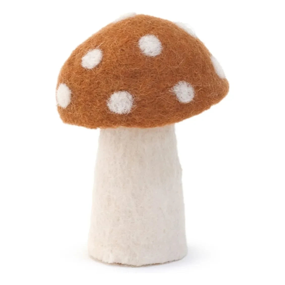 Muskhane - Dotty felt mushrooms - Set of 3 | Caramel