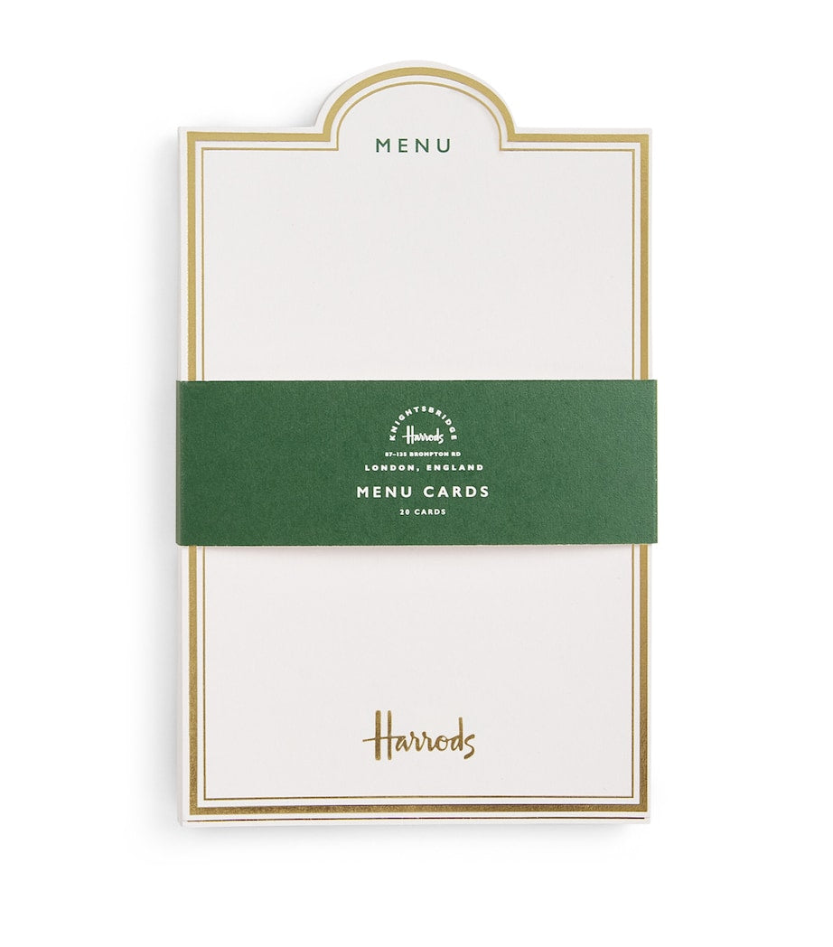 Set of 20 Menu Cards