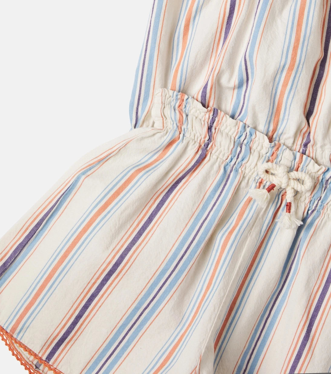 Cozmo - Ava striped cotton top and shorts set