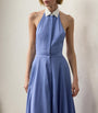 Ralph Lauren Collection Blue Collared Eldred Dress