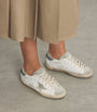 White Leather Super-Star Sneakers