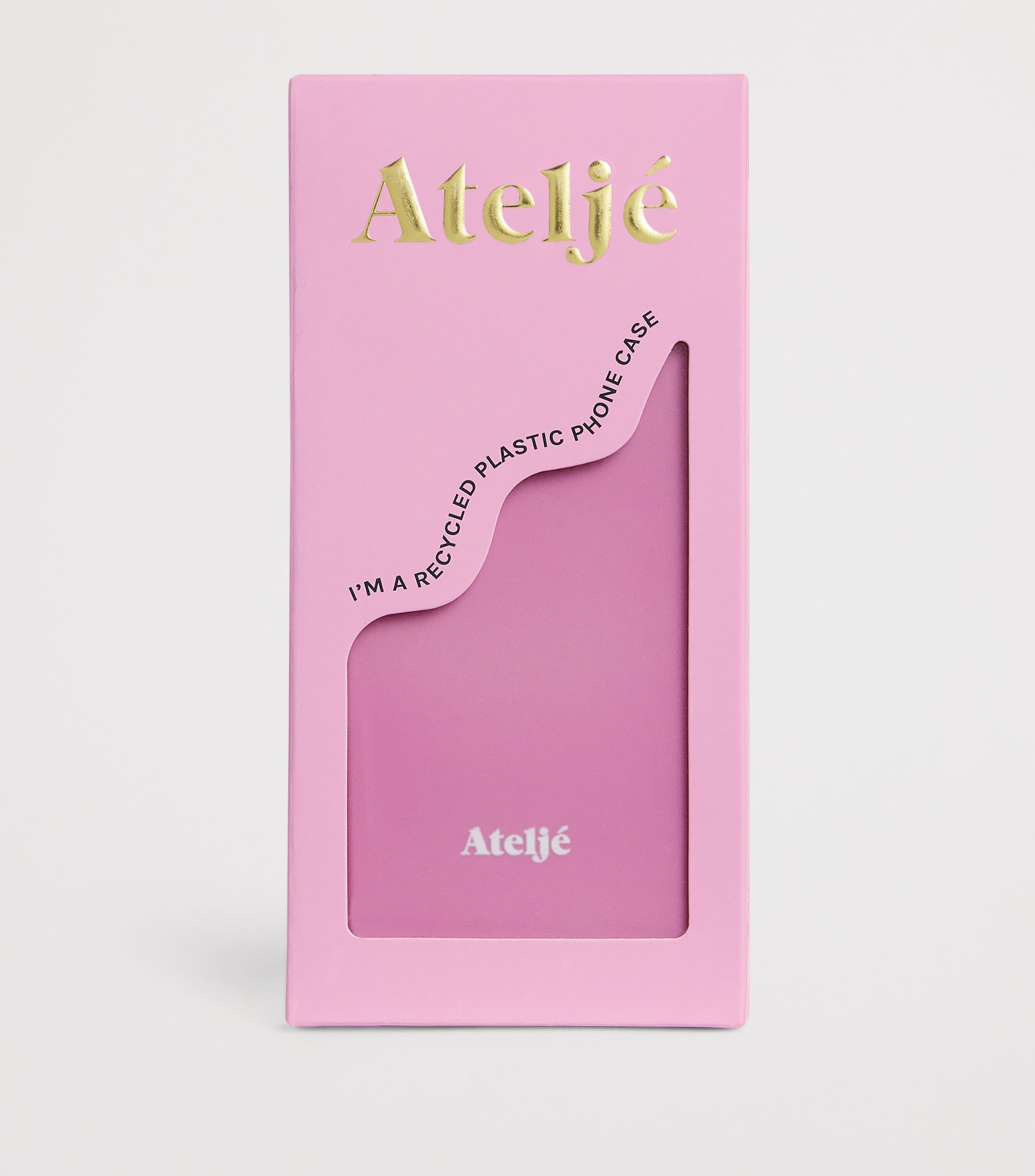 ATELJE Pink Recycled Vintage Pink iPhone 14 Pro Case