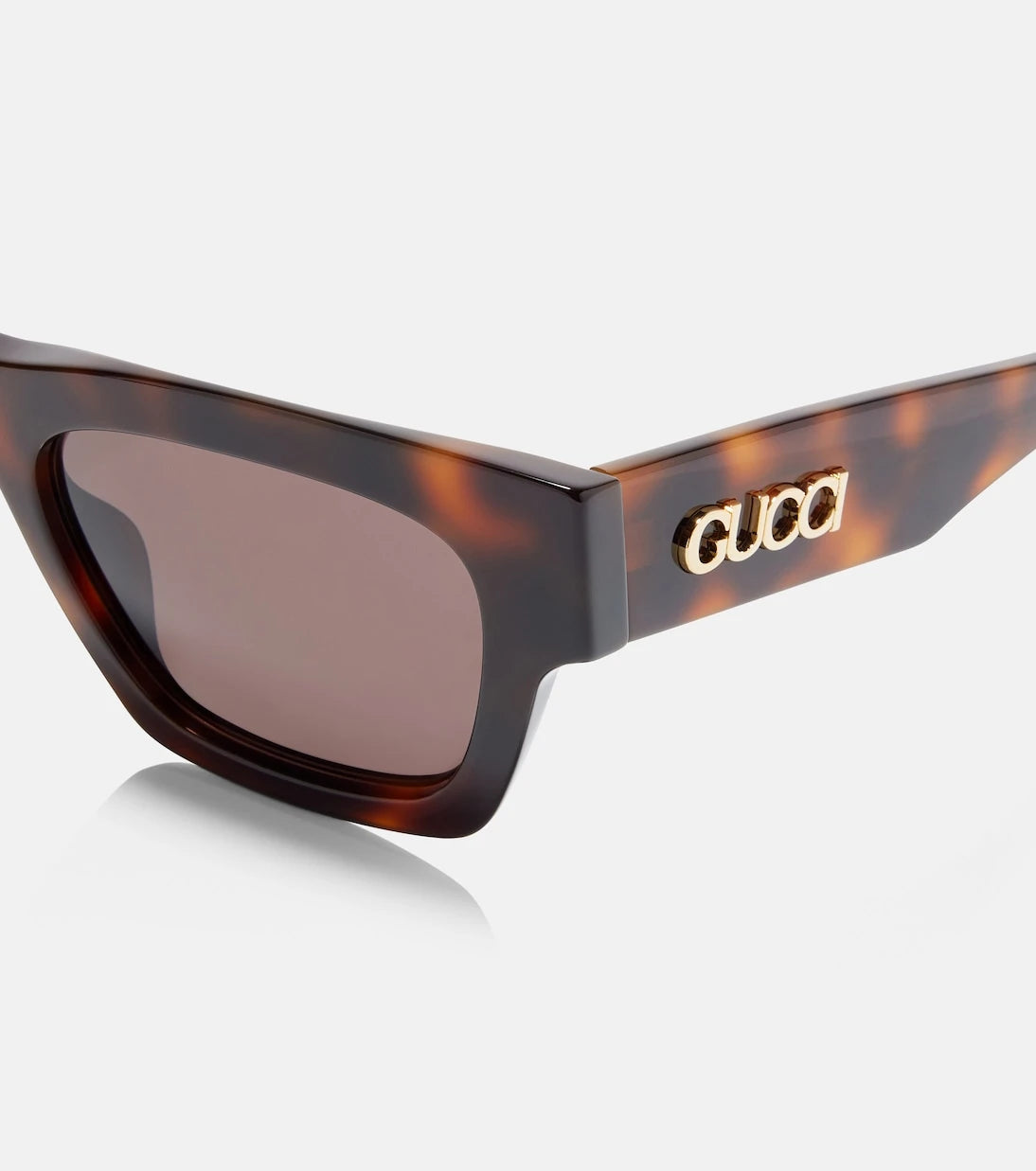 Gucci - Lettering square sunglasses
