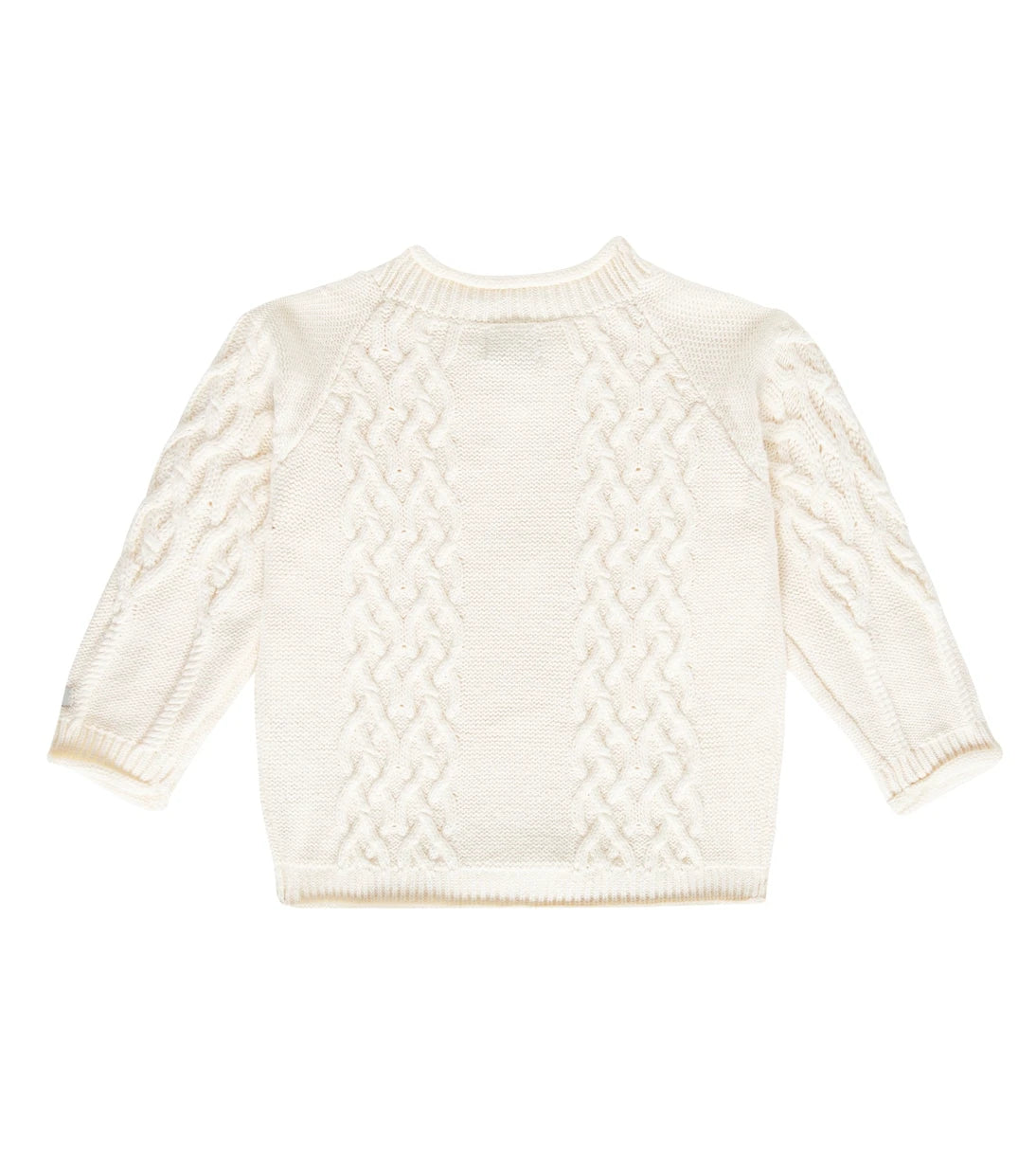 Donsje - Baby Cleo cable-knit cotton cardigan