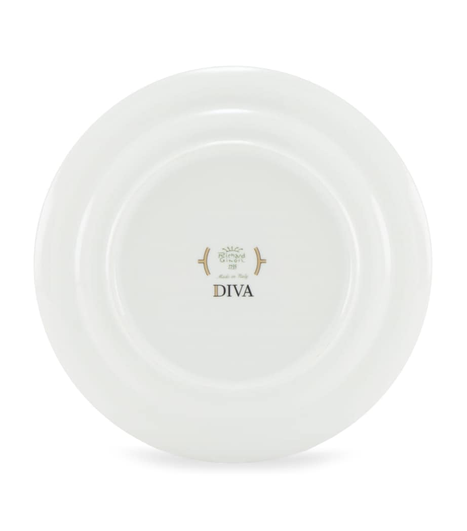 GINORI 1735 Porcelain Colonna Diva Rosa Side Plate (24cm)