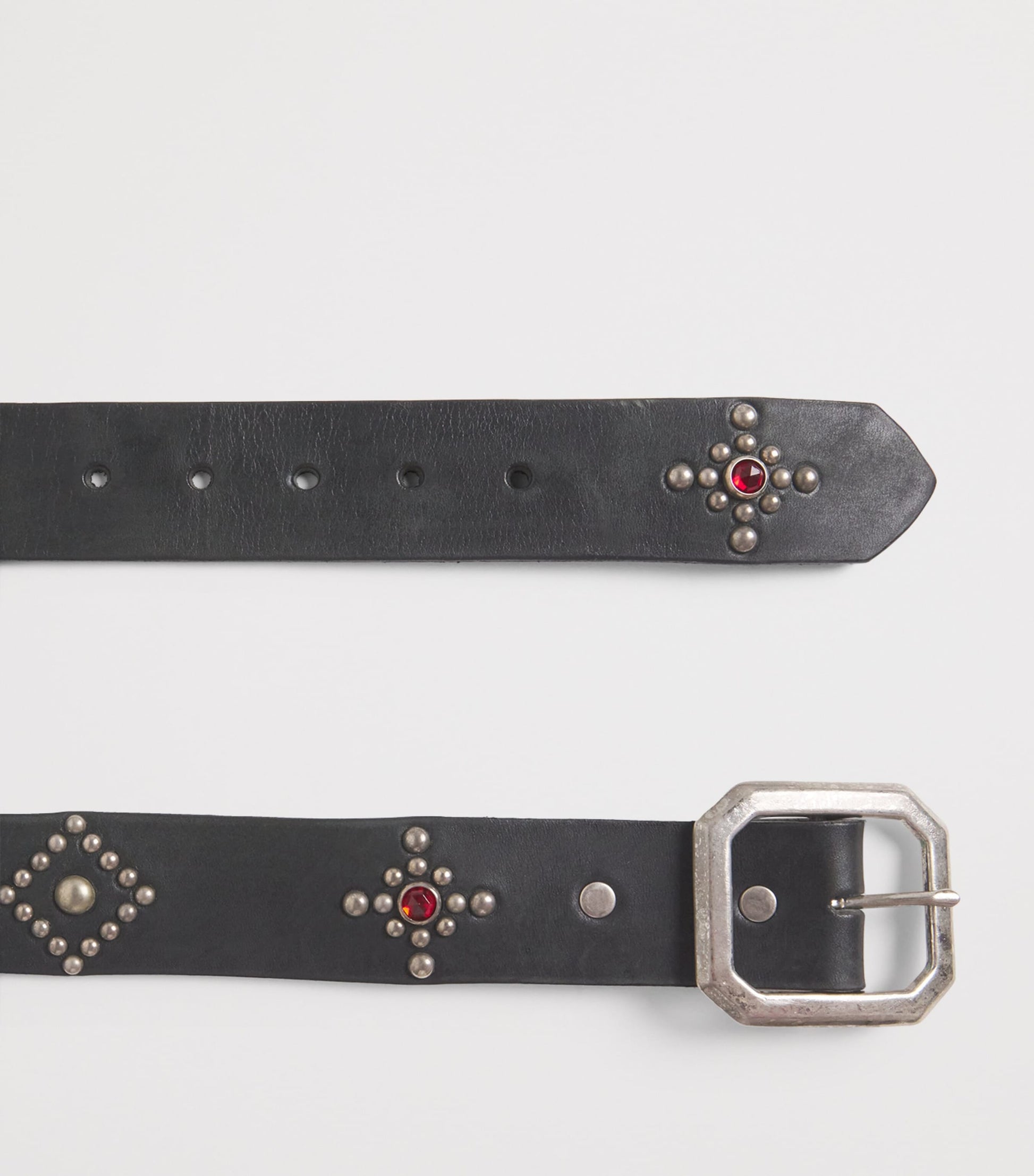 Leather Studded Santa Fe Belt