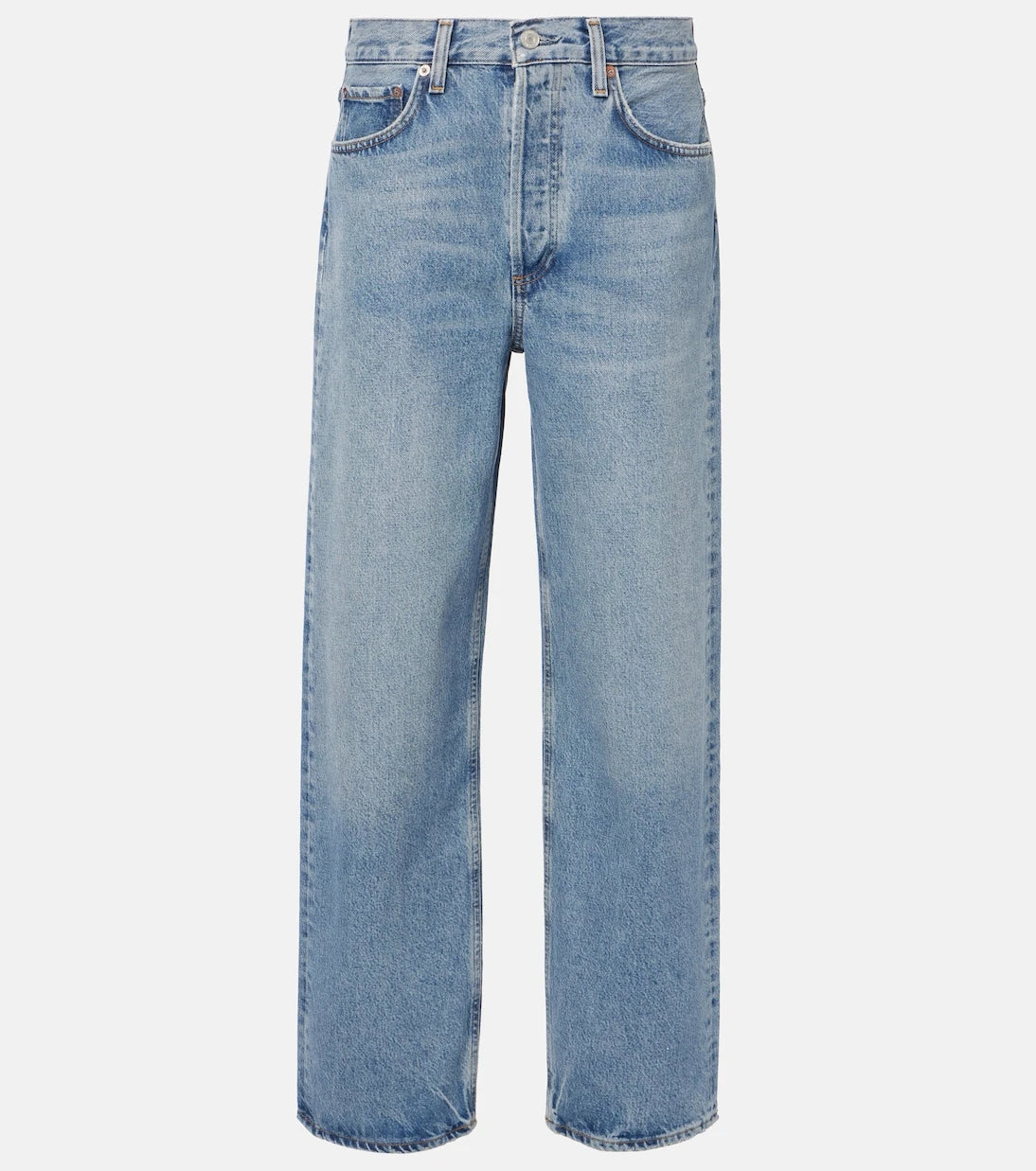 Agolde - Henson mid-rise wide-leg jeans