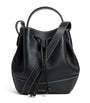 Claudie Pierlot Black Leather Alvan Bucket Bag
