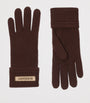 Wool-Blend Logo Gloves