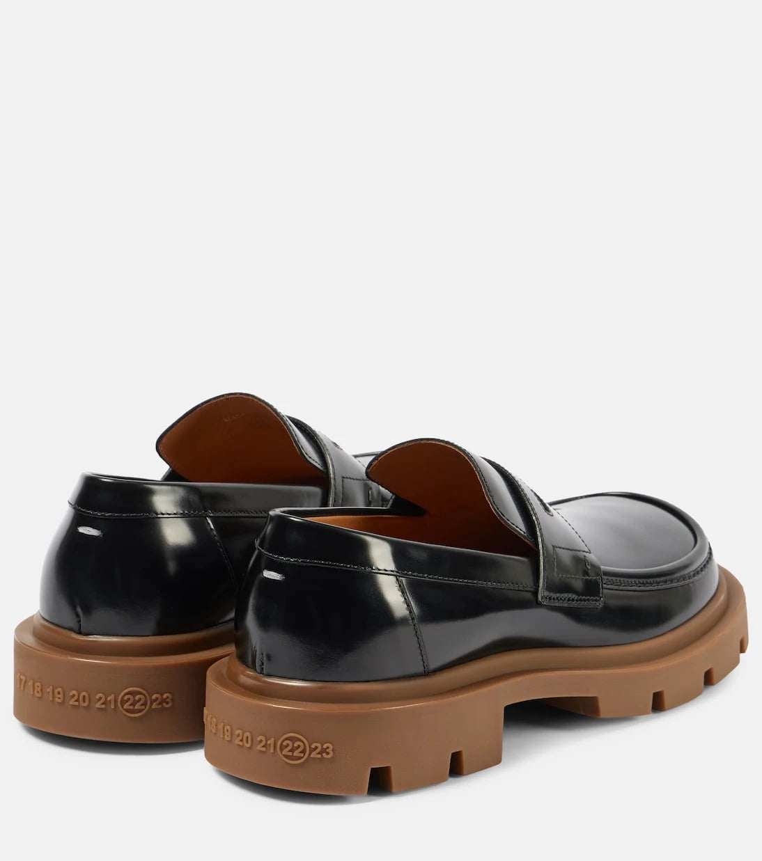 Maison Margiela - Ivy leather loafers