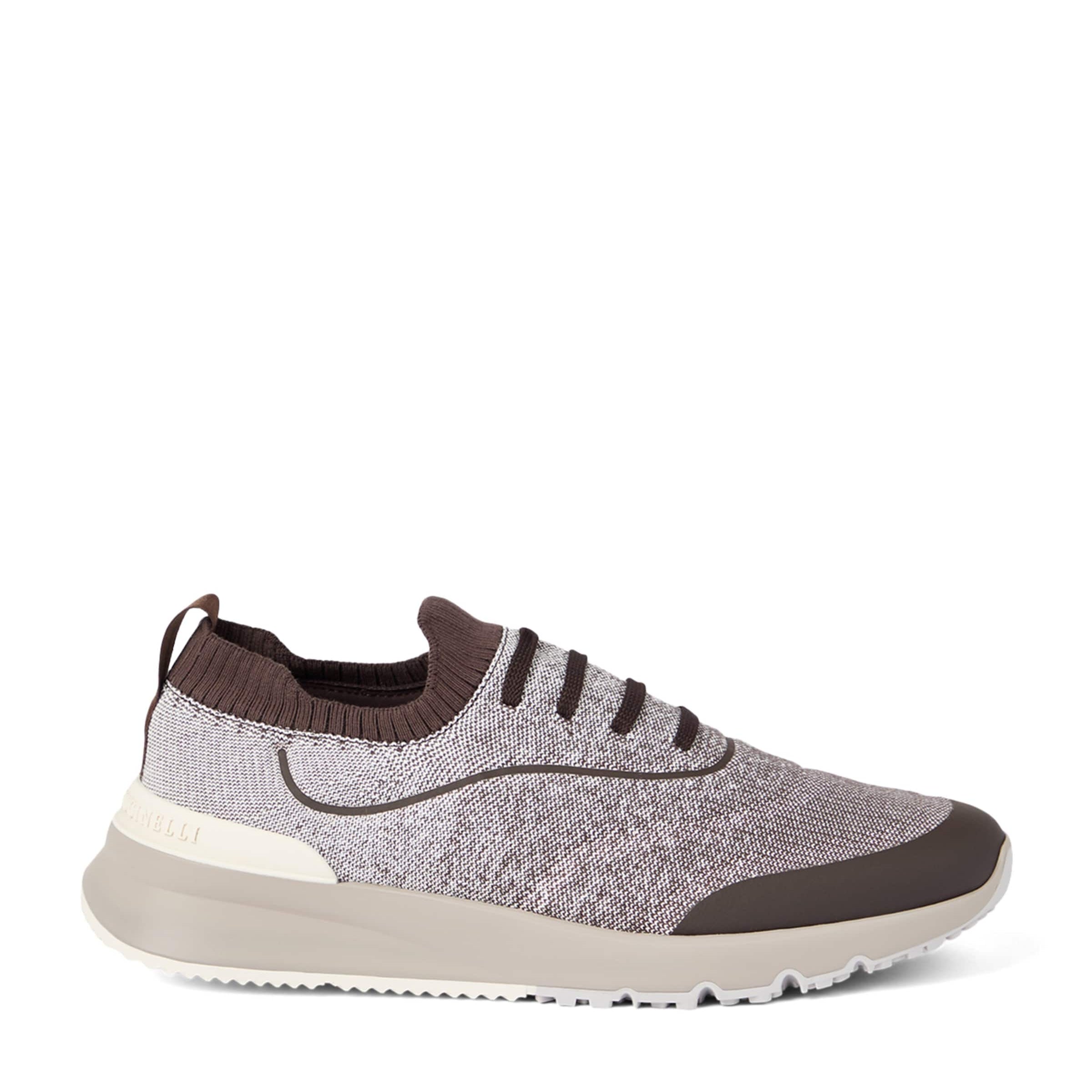 Brunello Cucinelli Cotton-Knit Running Shoes