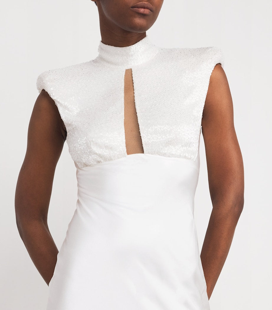 Satin Devotion Maxi Dress