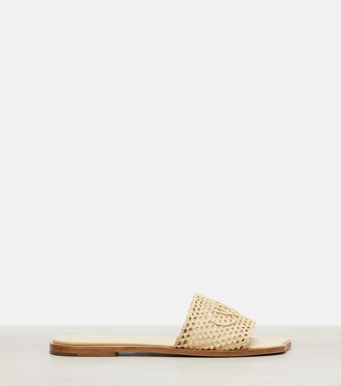 Chloé - Soleil logo embroidered slides