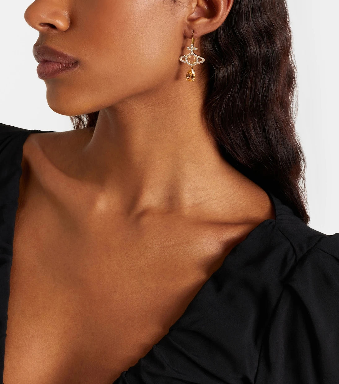 Vivienne Westwood - Olympia embellished drop earrings