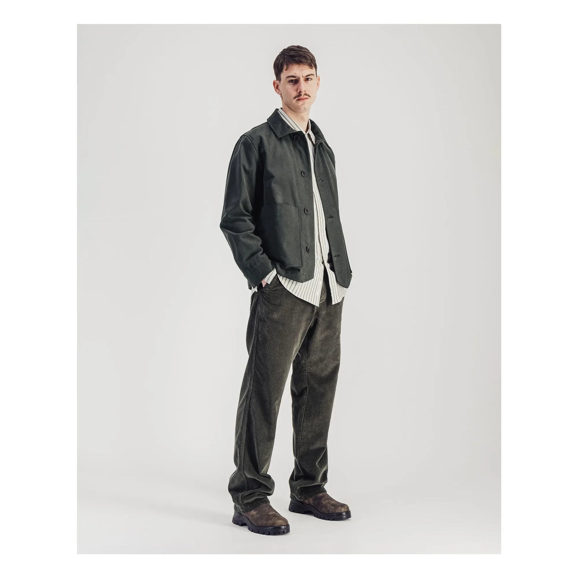 Parages - Dubliner Twill Jacket | Khaki