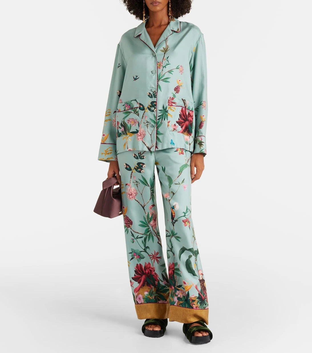 La DoubleJ - Printed silk shirt