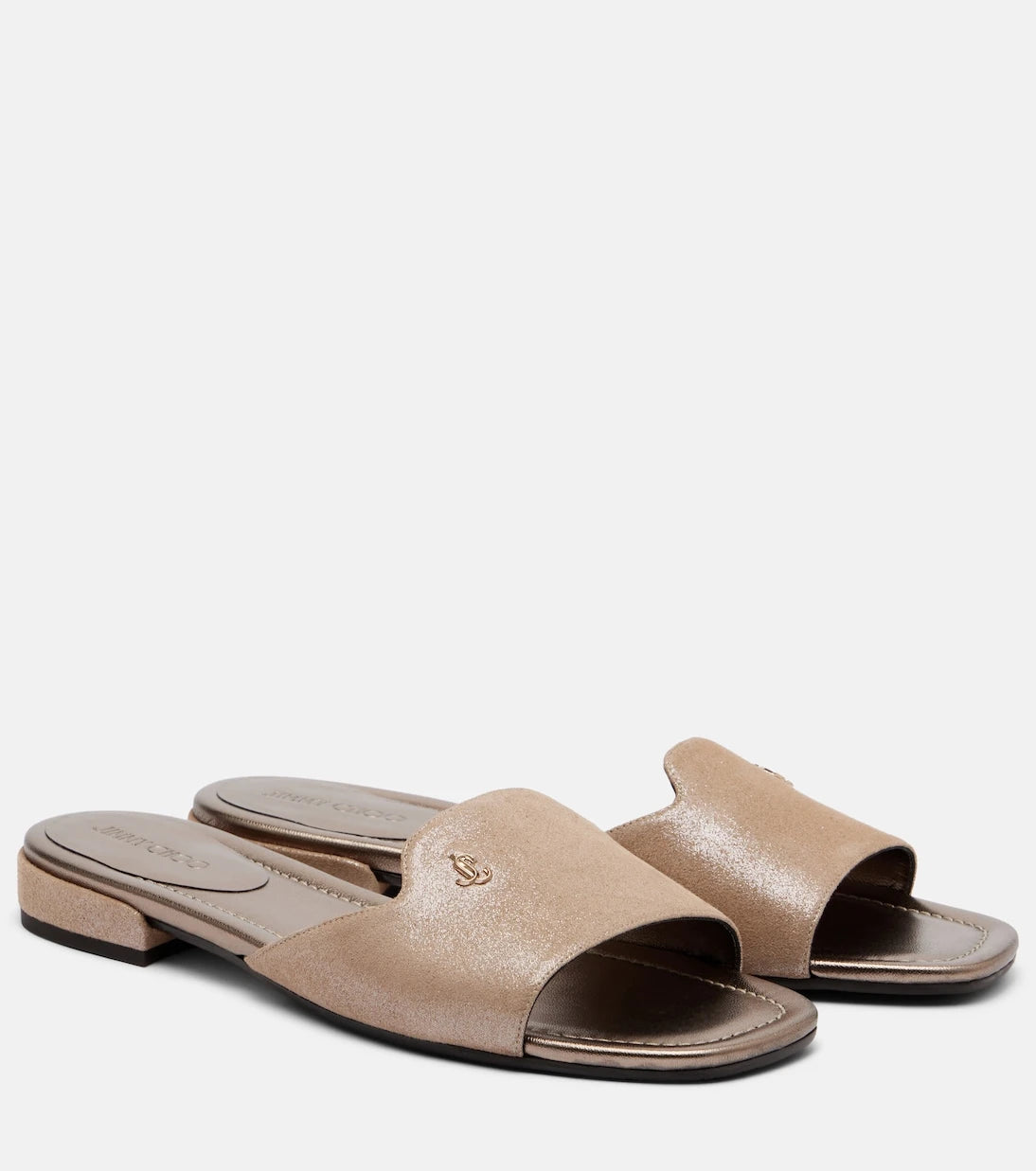 Jimmy Choo - Dina leather slides