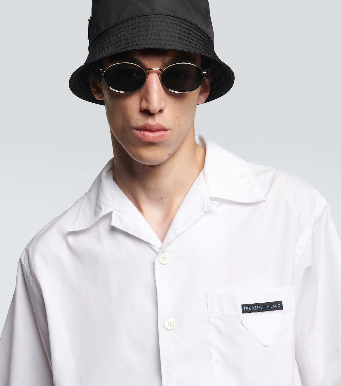 Prada - Logo oval sunglasses