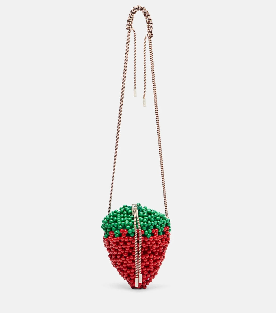 Alémais - Strawberry Mini beaded crossbody bag