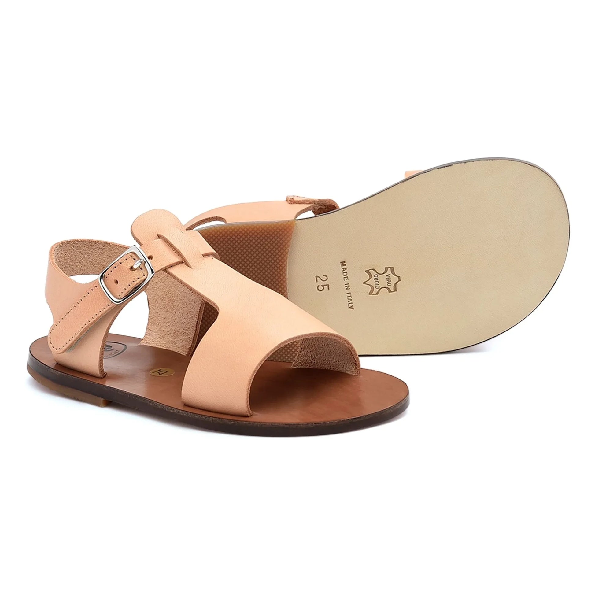 Pèpè - Thick strappy sandals | Natural