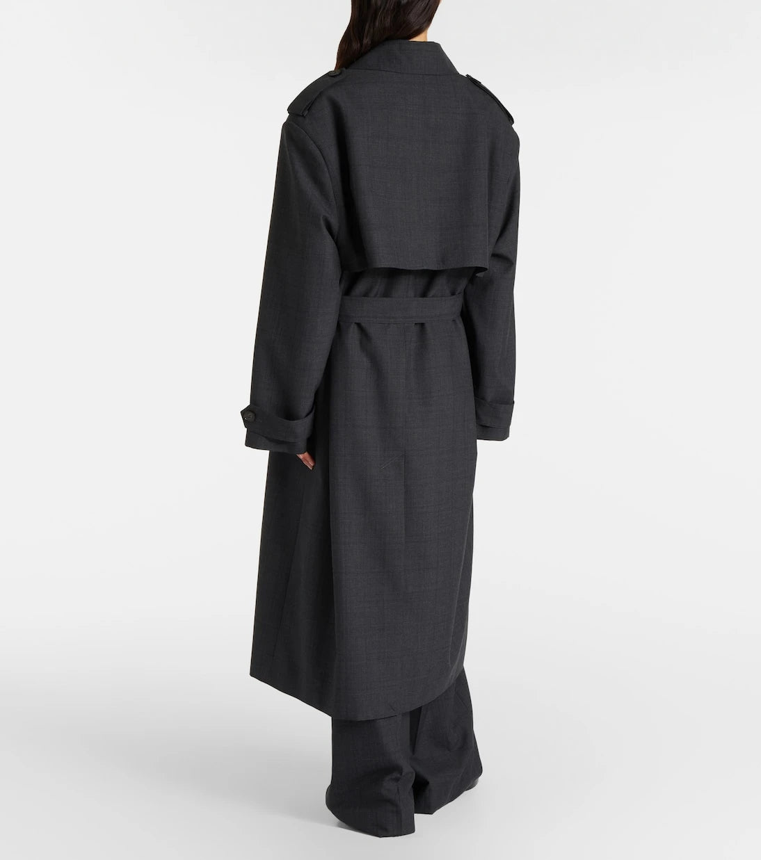The Frankie Shop - Bleecker plaid trench coat