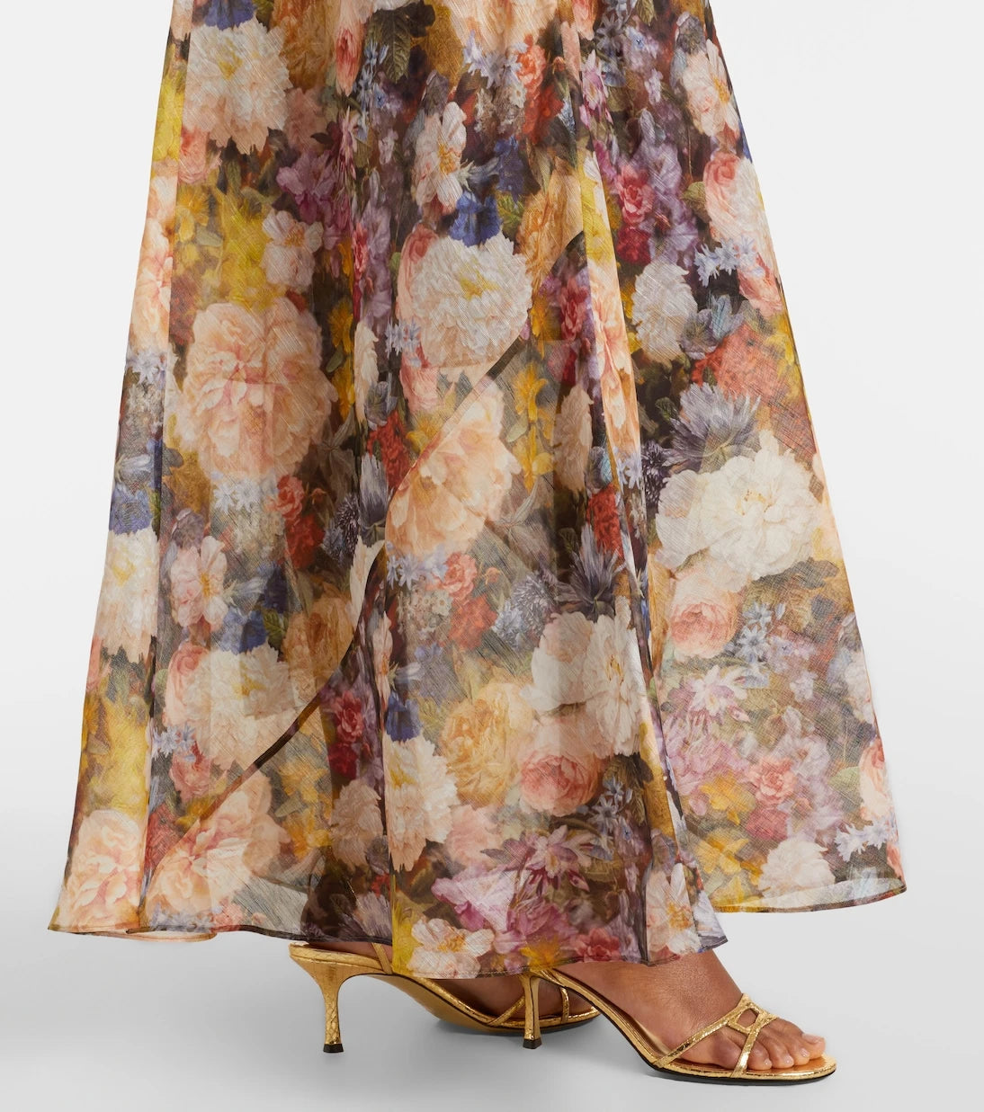 Zimmermann - Alchemy belted floral maxi dress