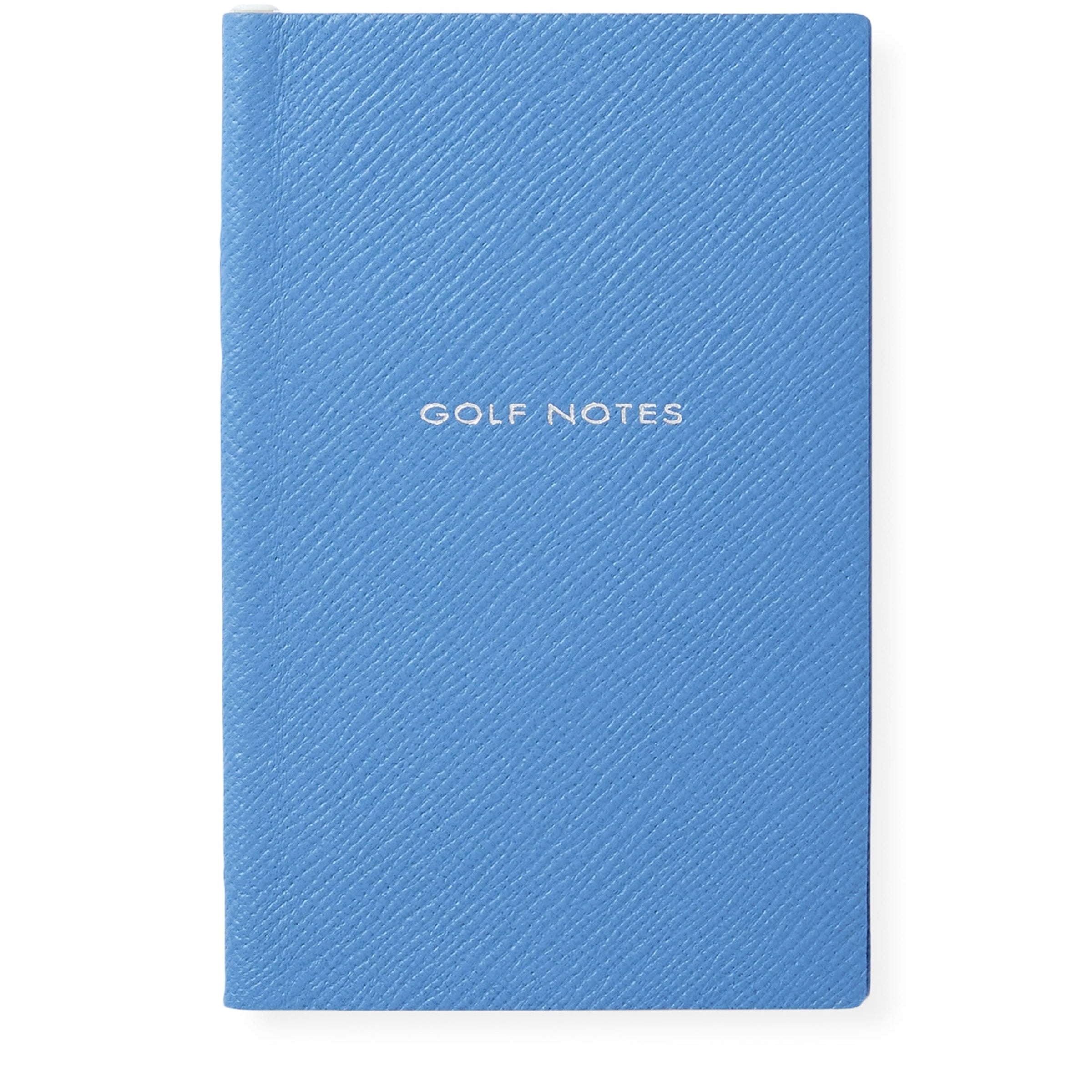 Smythson Leather Golf Notes Panama Notebook
