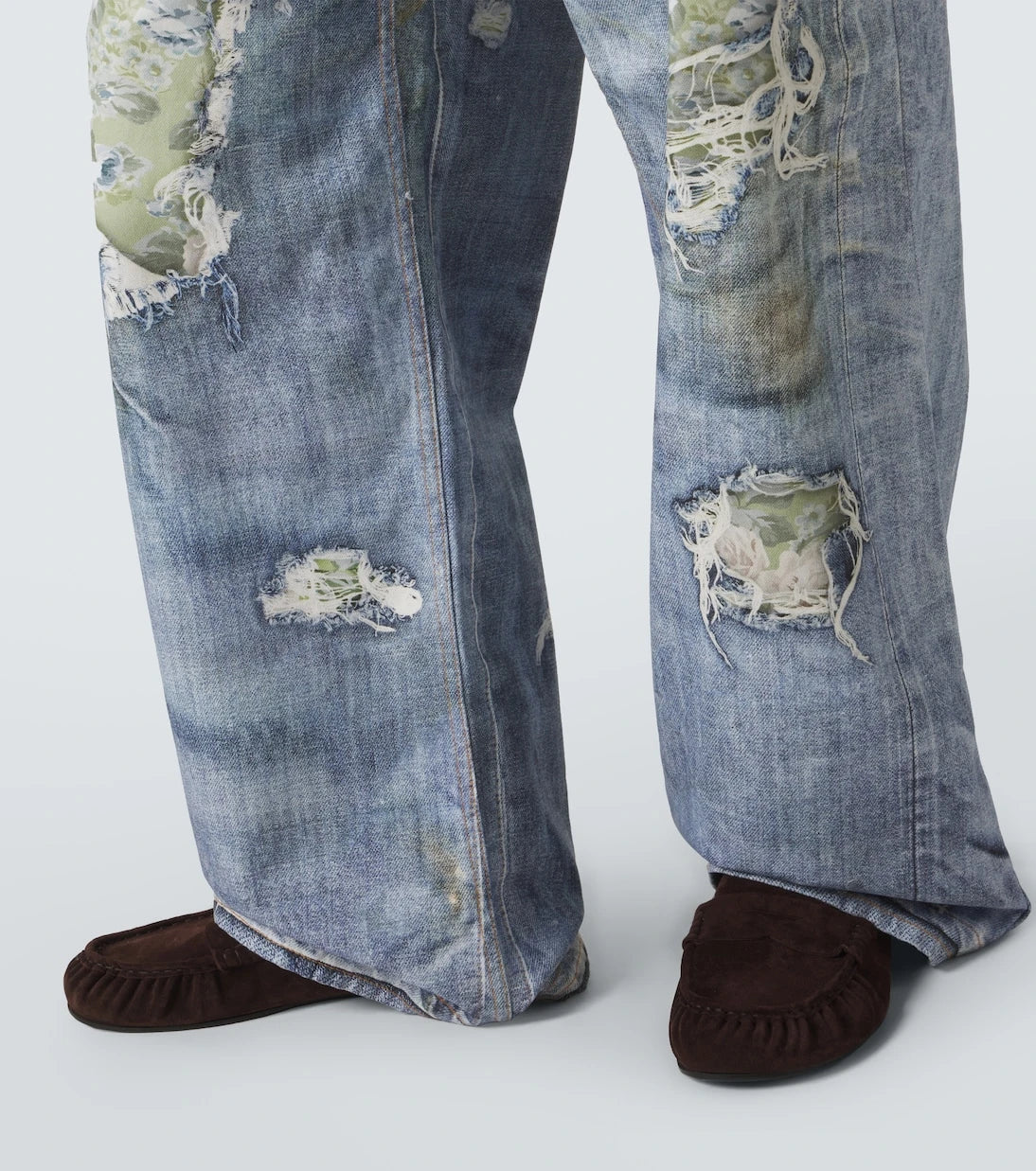 Acne Studios - 1981 trompe l’œil wide-leg jeans