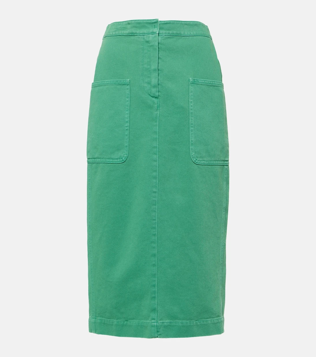 Max Mara - Werther cotton drill midi skirt
