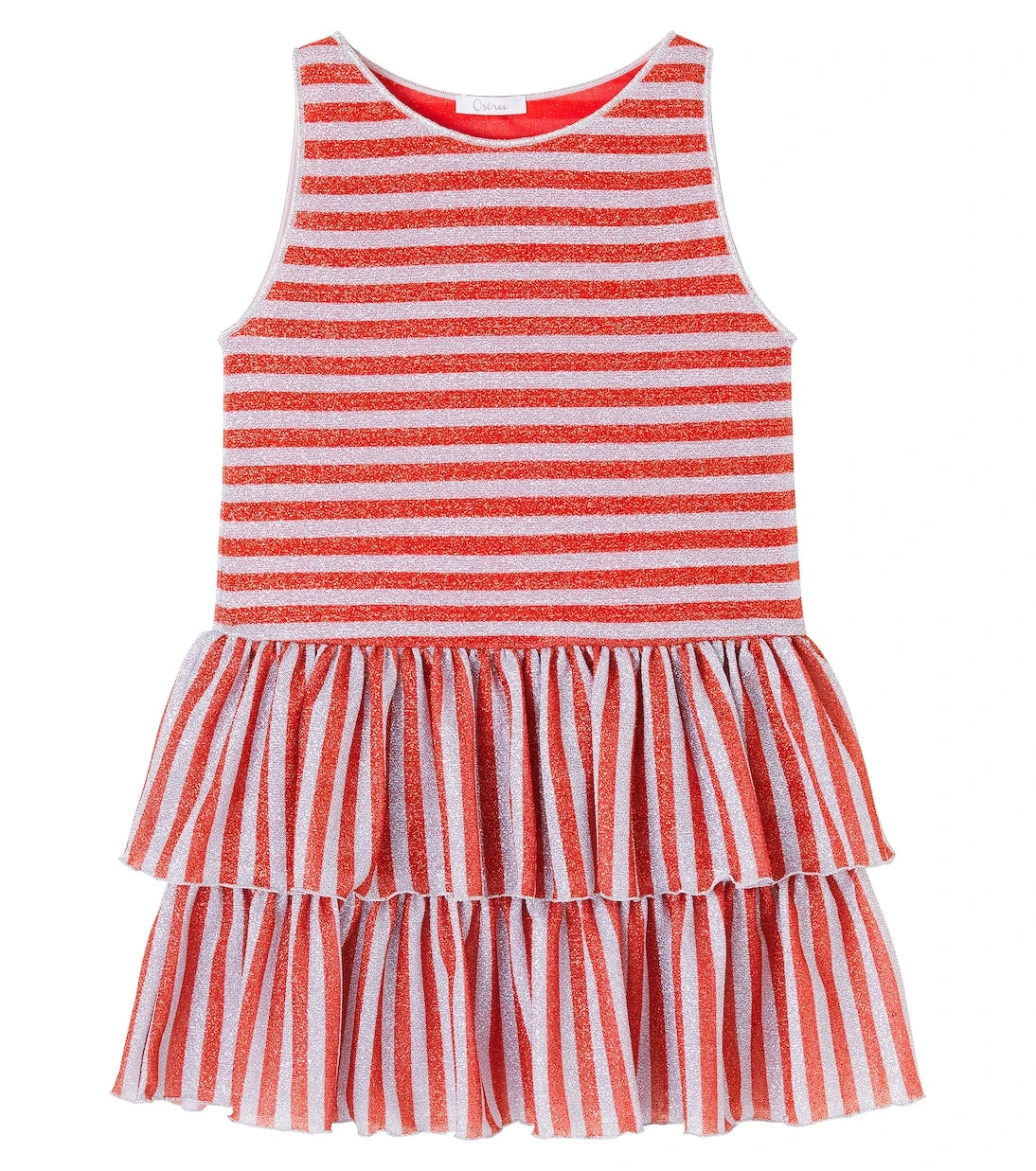 Oséree Kids - Striped lamé dress