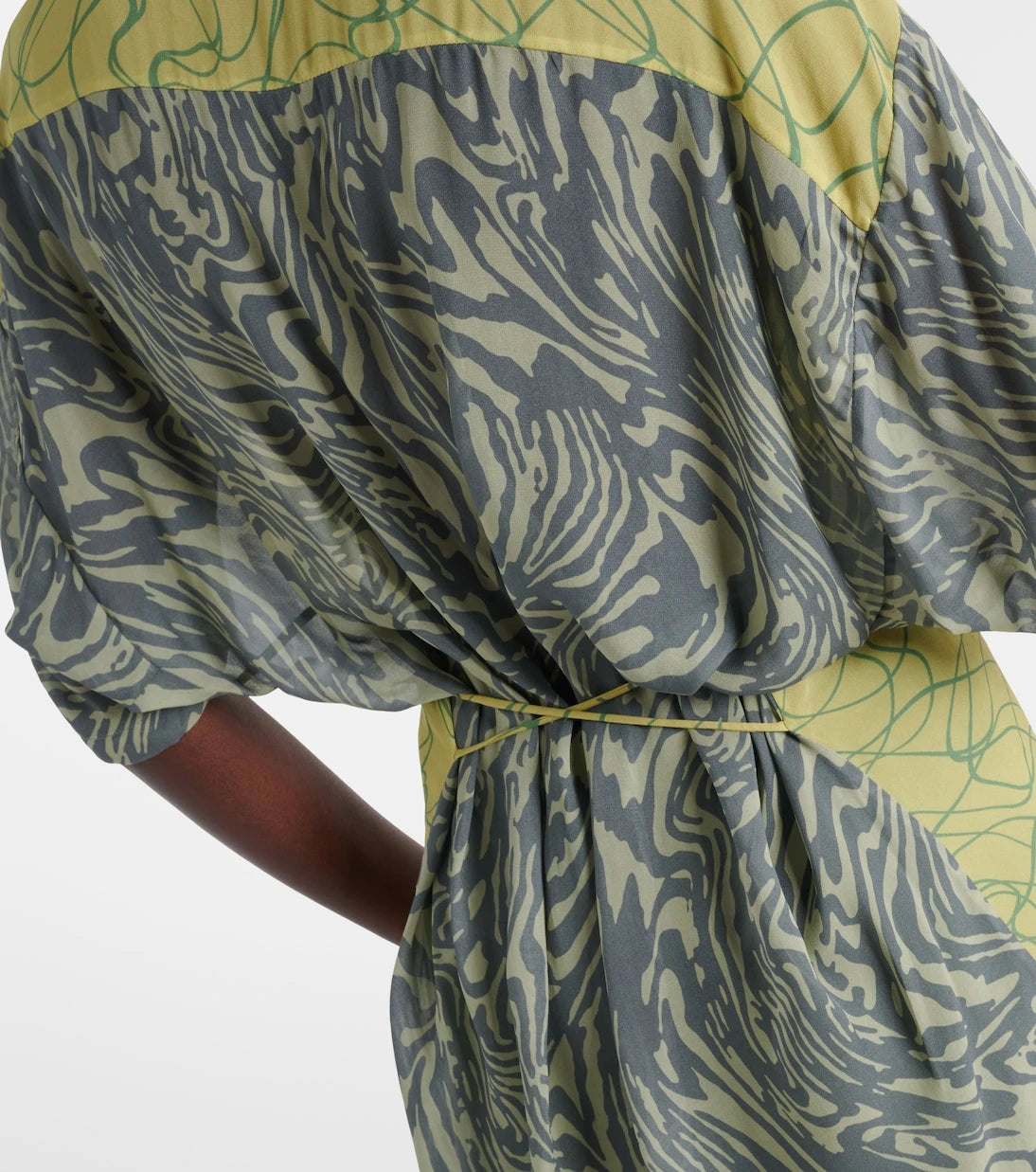 Dries Van Noten - Printed georgette minidress