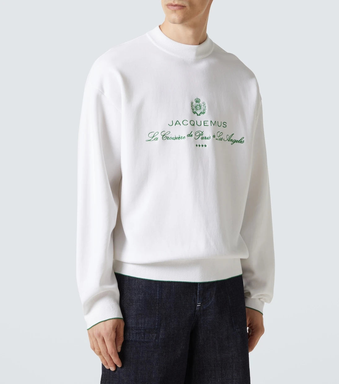 Jacquemus - Venice logo embroidered sweatshirt