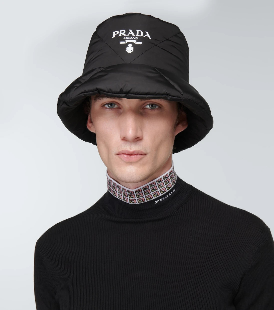Prada - Quilted Re-Nylon bucket hat