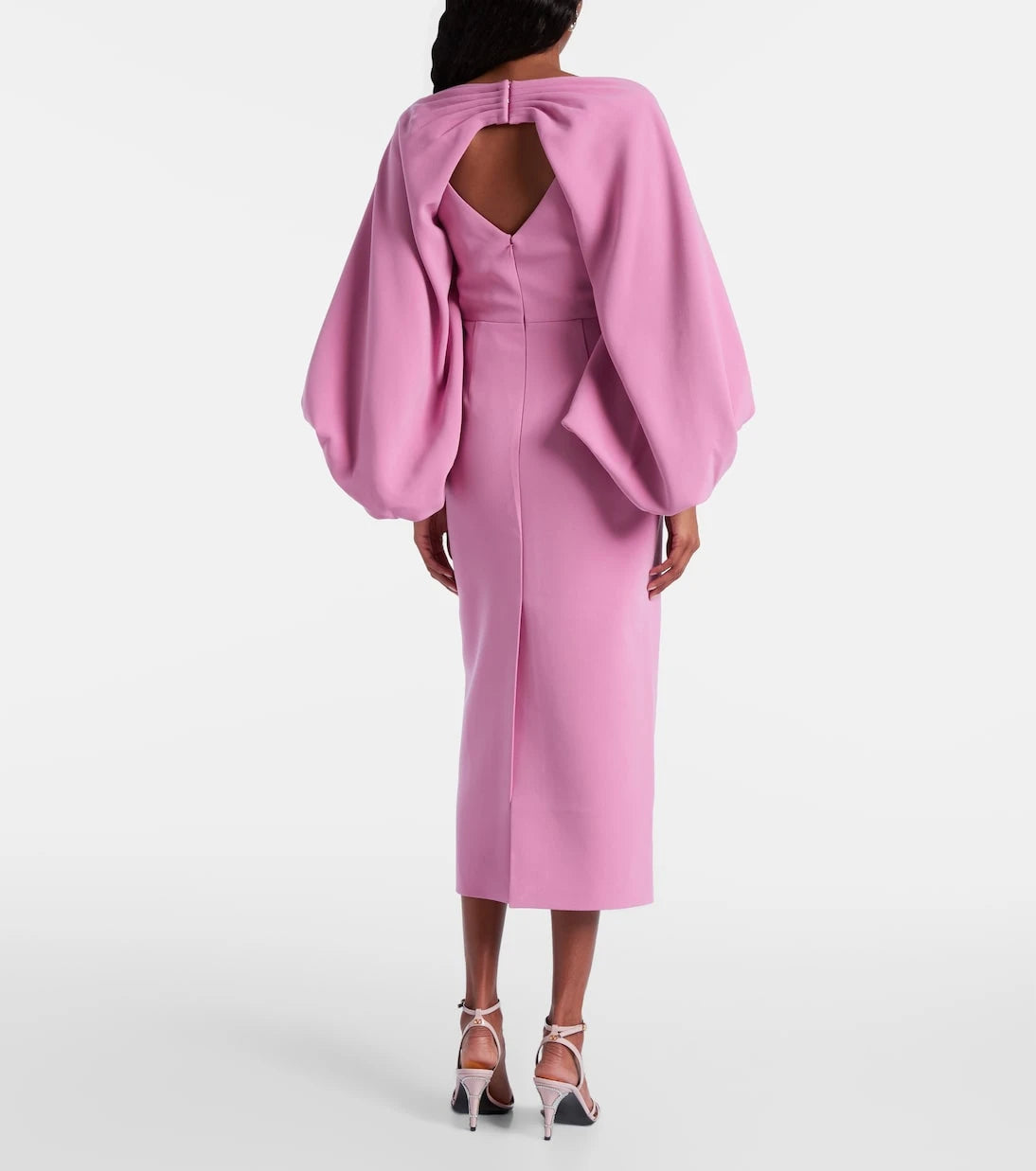 Roksanda - Garance balloon-sleeve crêpe gown