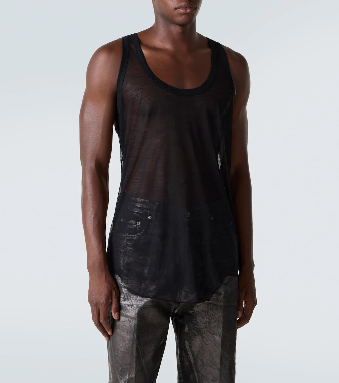 Rick Owens - Wool-blend tank top