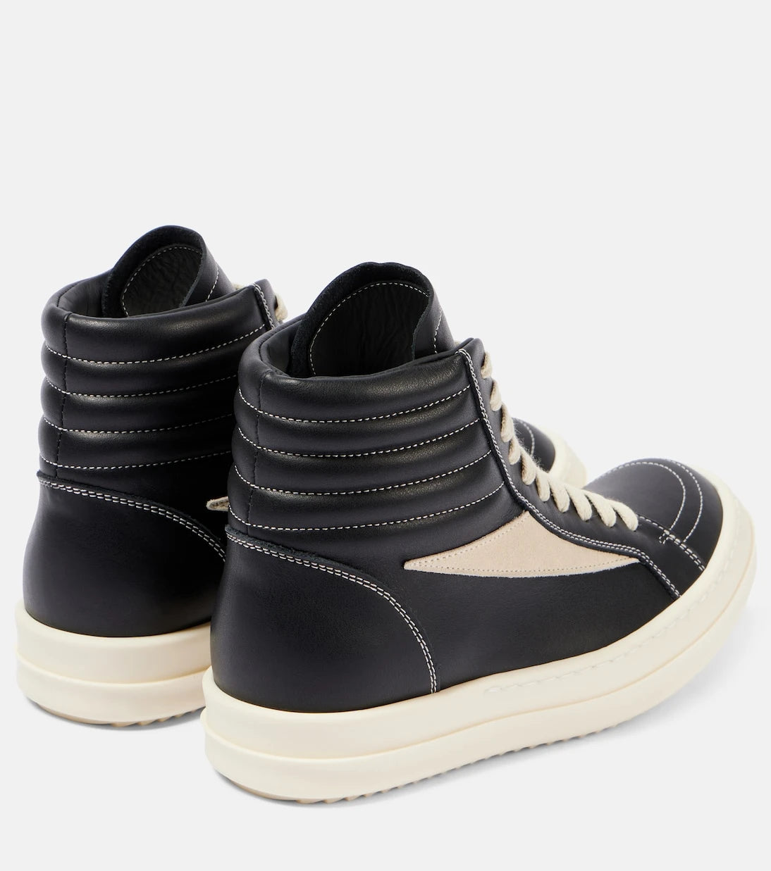 Rick Owens - Vintage leather high-top sneakers