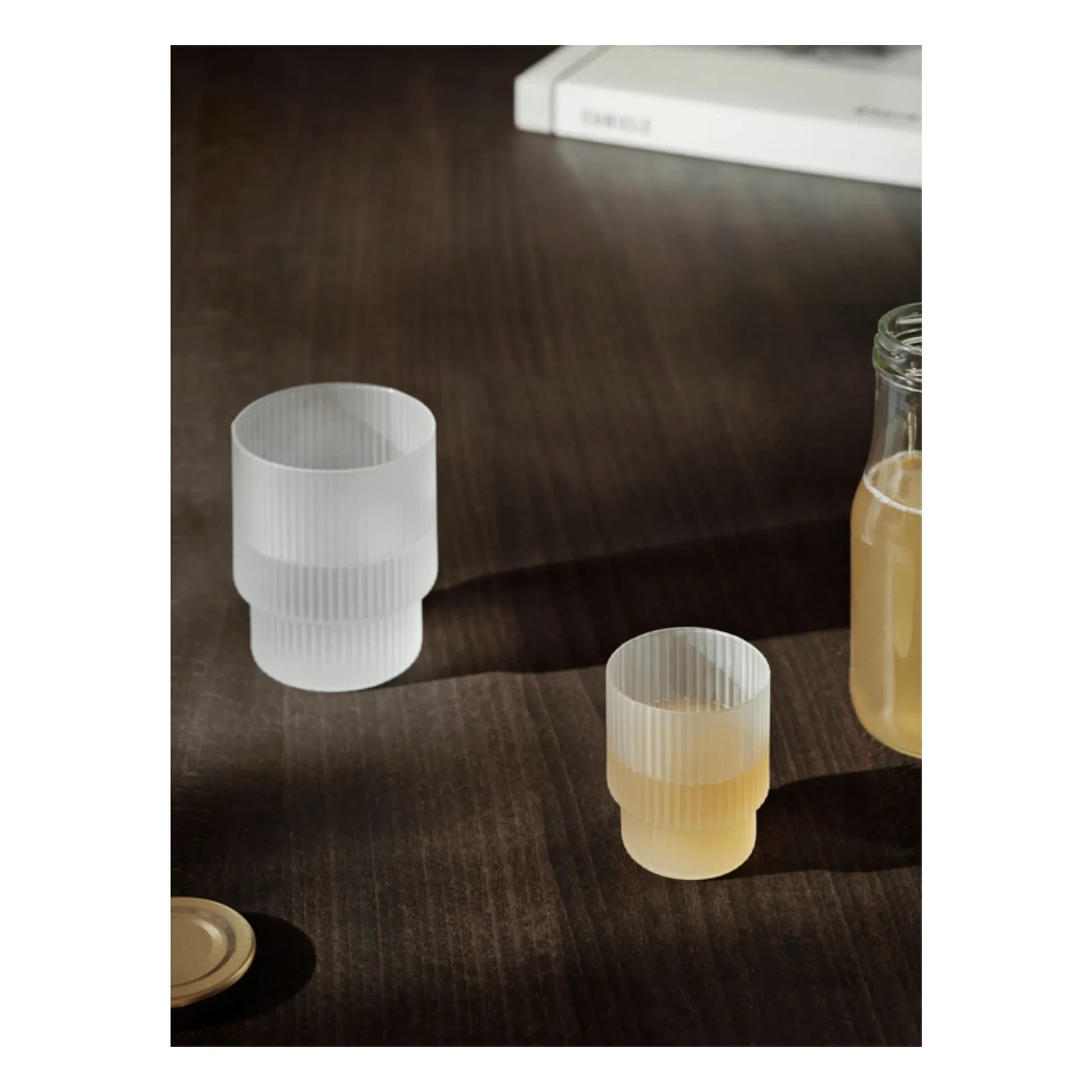 Ferm Living - Ripples Glasses - Set of 4 | White