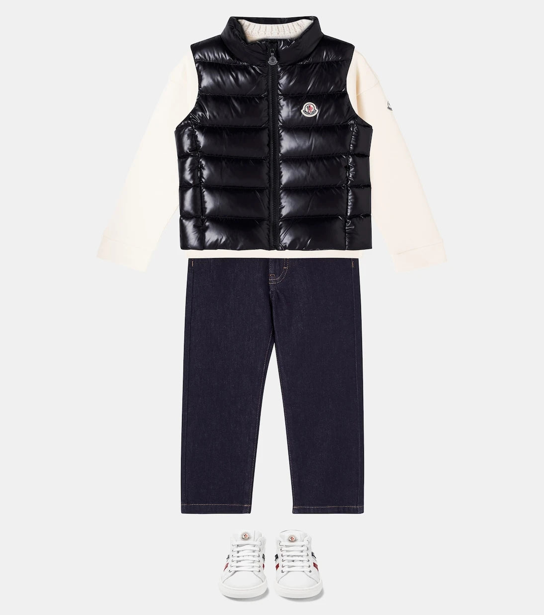 Moncler Enfant - Ghany logo down vest