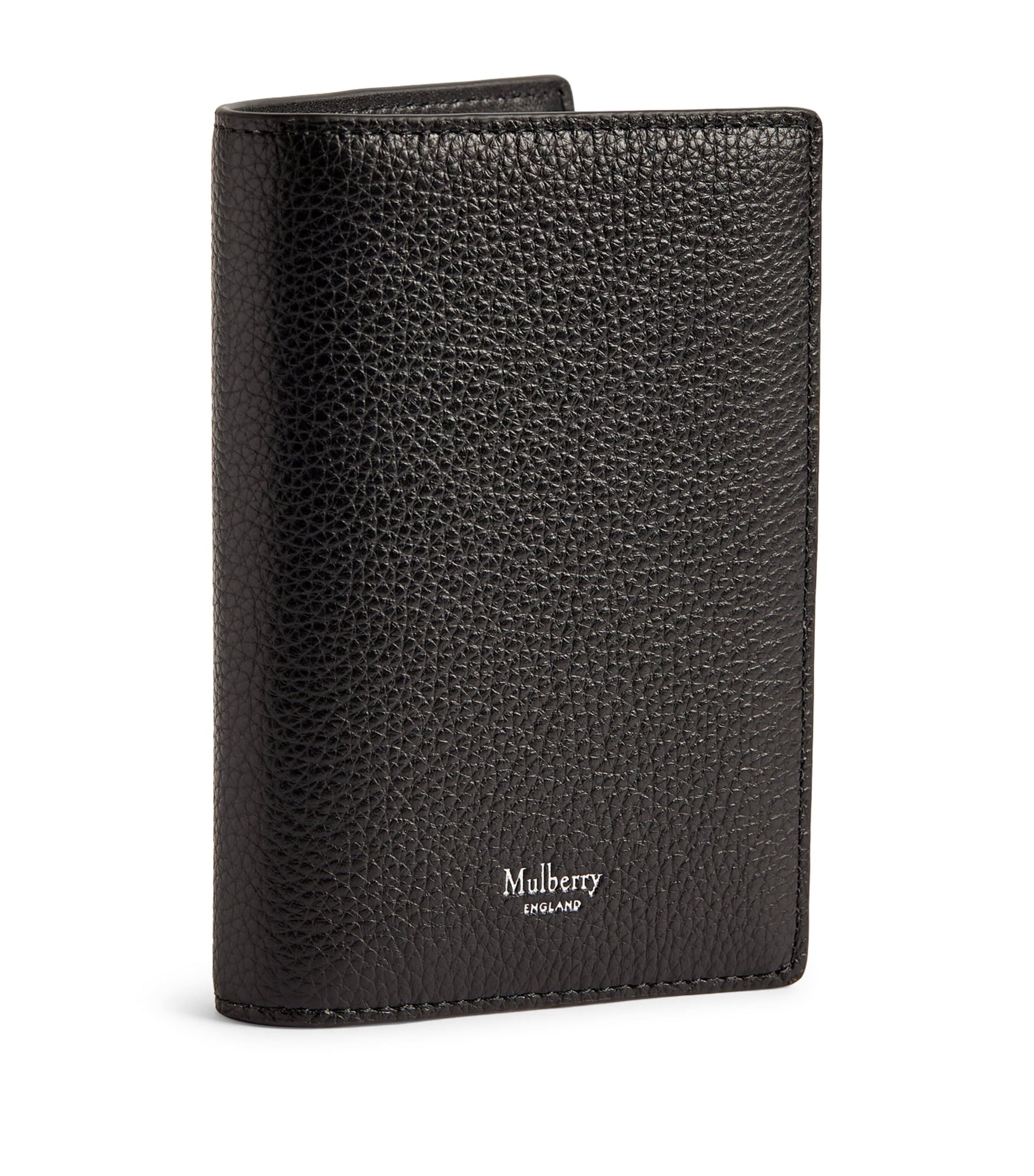 Grained Leather Passport Holder