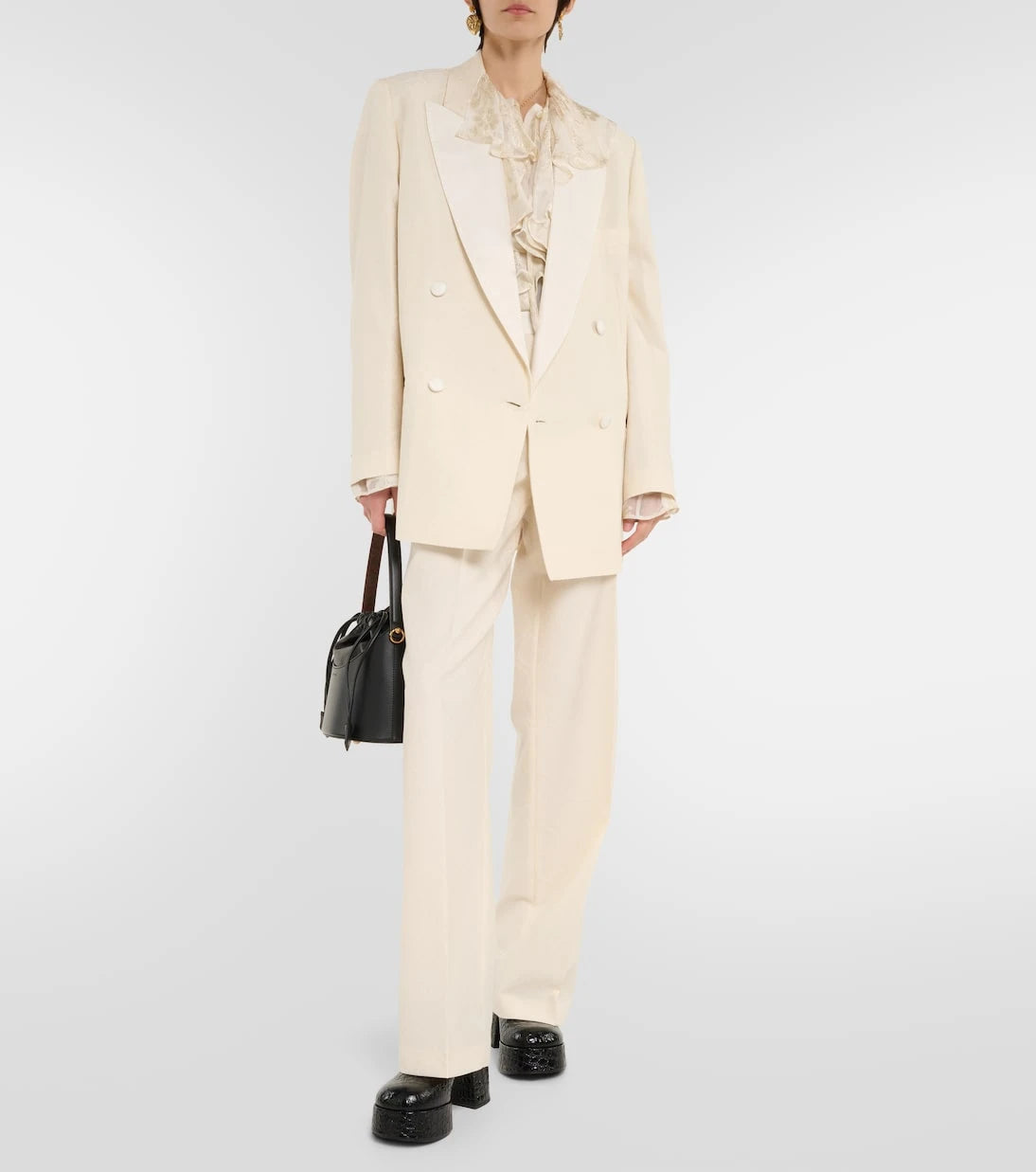 Etro - Floral cotton and wool jacquard blazer