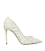 Casadei Lace Julia Pumps 100