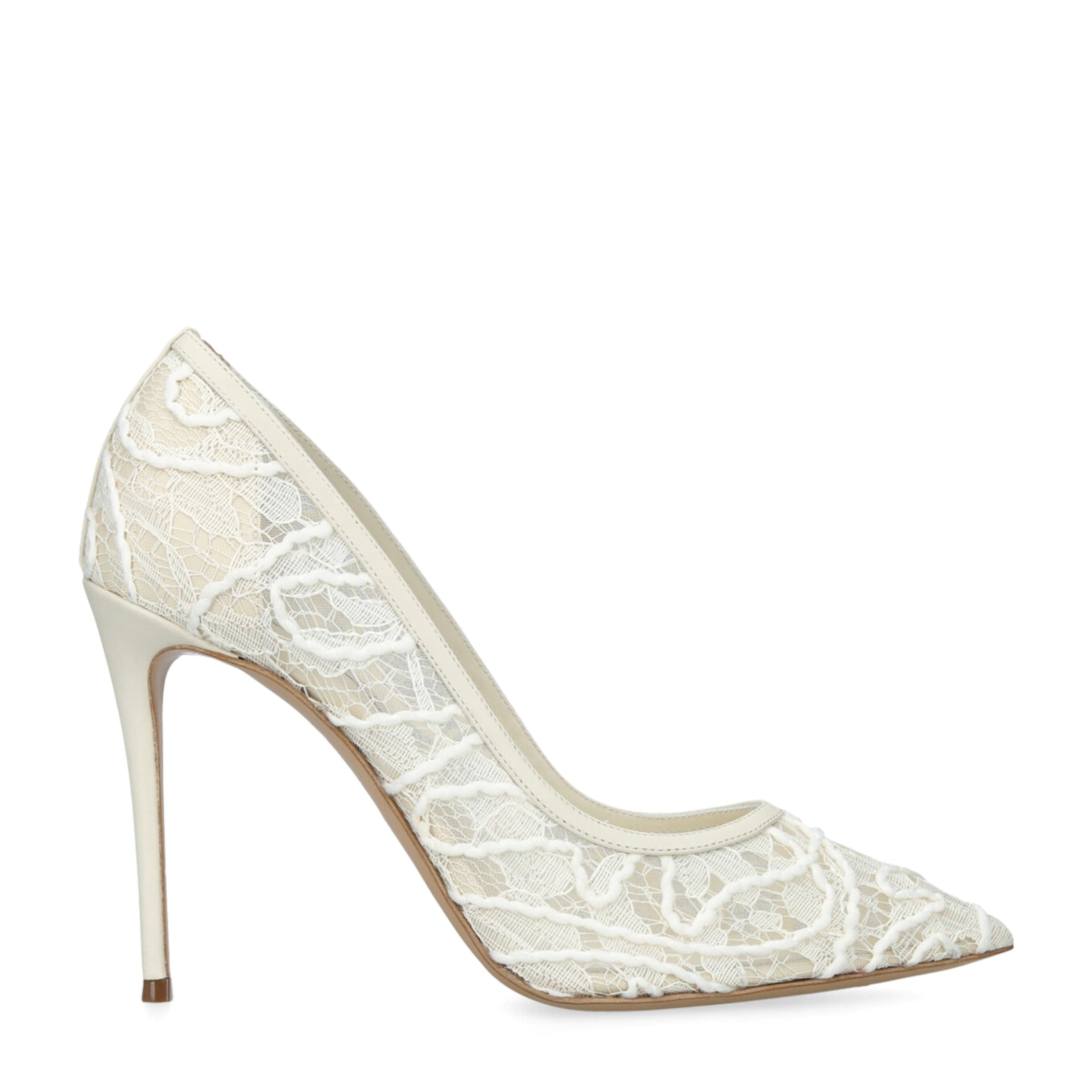 Casadei Lace Julia Pumps 100