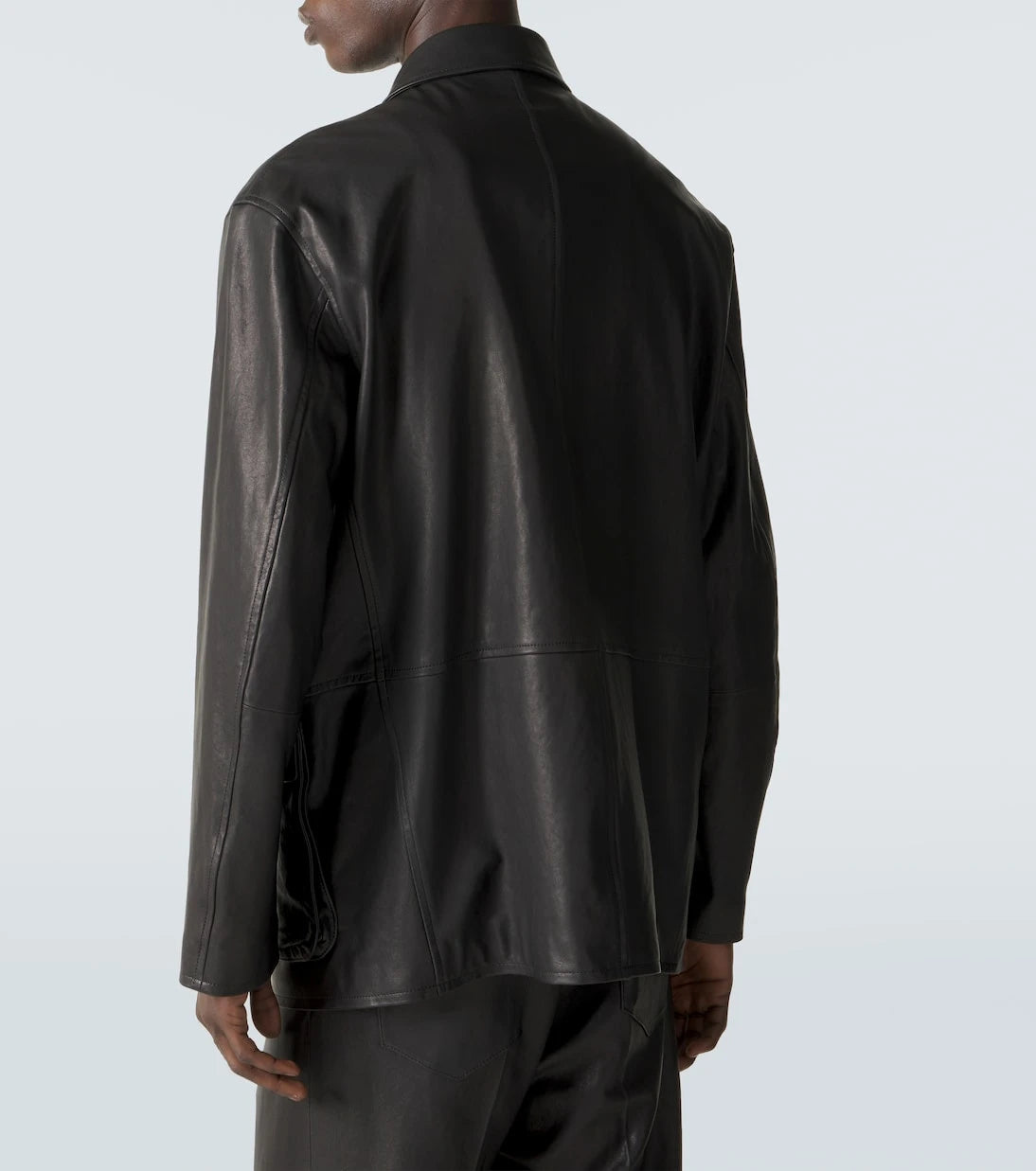 Auralee - Leather blouson jacket