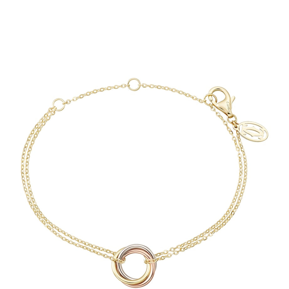Mixed Gold Trinity Bracelet