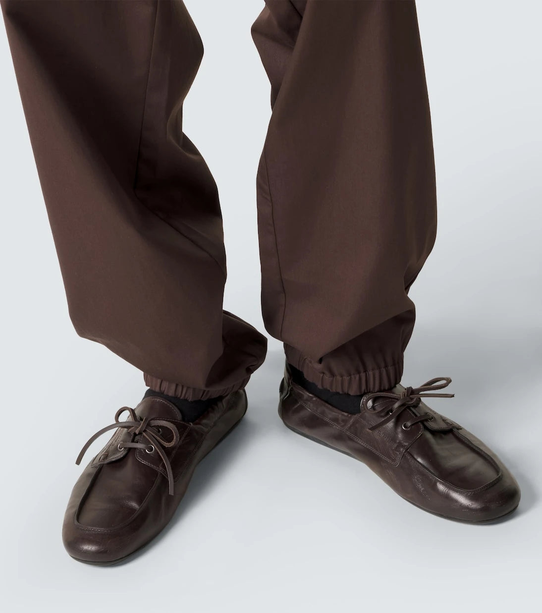 Miu Miu - Cotton twill tapered pants