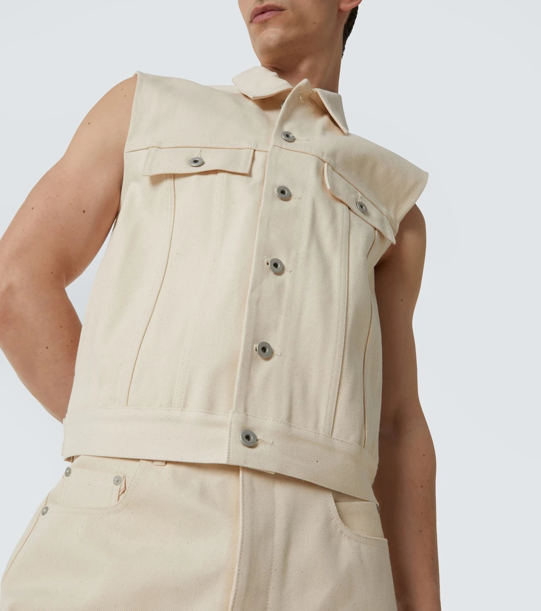 Rick Owens - DRKSHDW denim vest