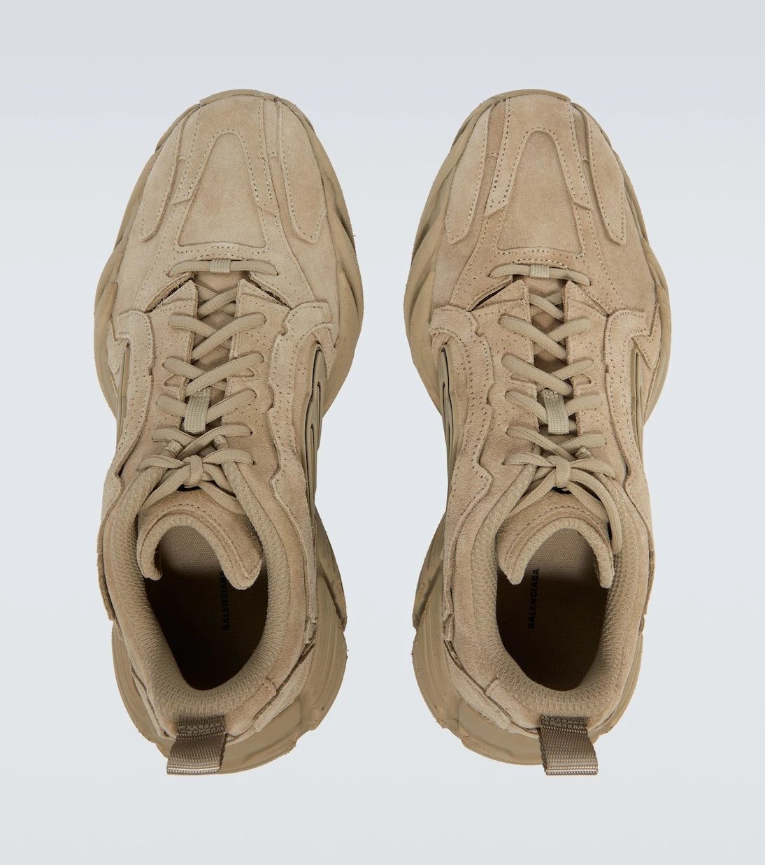 Balenciaga - Monday suede sneakers